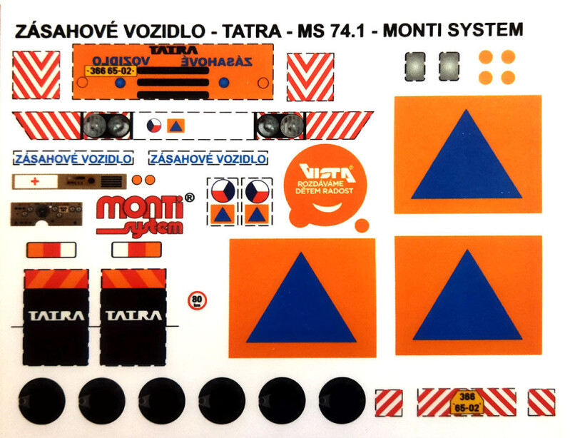 MS Tatra 74,1 Aršík Zásahové vozidlo